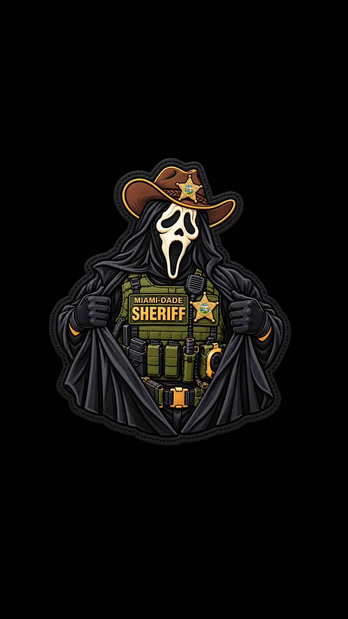Ghostface PVC Patch