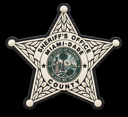 PRESALE Miami Dade Sheriff PVC Patch